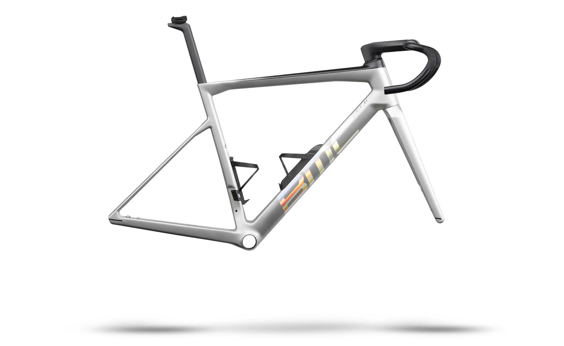 BMC Teammachine SLR 01 MOD | ARCTIC SILVER PRISMA - CARBON